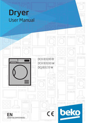 Beko DCX 83100 W User Manual