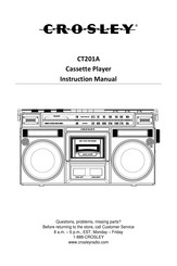 Crosley CT201A Instruction Manual