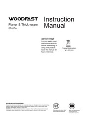 WoodFast PT410A Instruction Manual