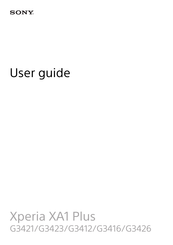 Sony Xperia XA1 Plus G3426 User Manual