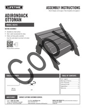 Lifetime 60245 Assembly Instructions Manual