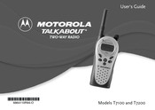 Motorola Talkabout T7100 User Manual