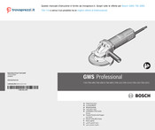 Bosch Professional GWS 750-100 S Original Instructions Manual
