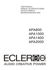 Ecler APA2000 User Manual