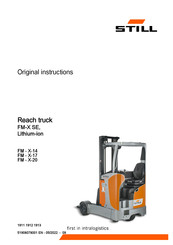 Still FM-X-17 Instructions Manual