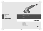 Bosch Professional GWS 7-100 ET Original Instructions Manual