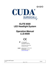 Cuda surgical LLS-9500 Operation Manual