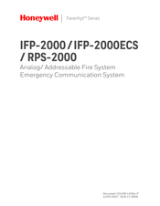 Honeywell IFP-2000ECS Manual