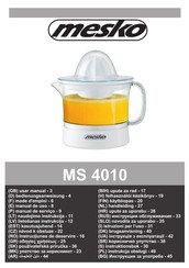 Mesko MS 4010 User Manual