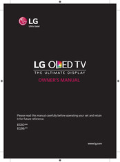 LG 65EG9600-CA Owner's Manual