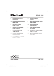 EINHELL GC-GP 1045 Original Operating Instructions