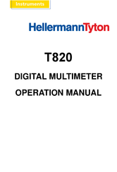 HellermannTyton T820 Operation Manual