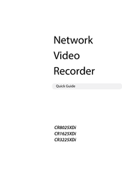 Costar Video Systems CR3225XDi Quick Manual