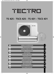 Tectro TS 431 Operating Manual