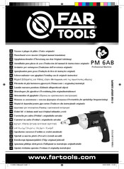 Far Tools PM 6AB Instructions Manual