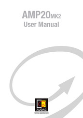 AUDAC AMP20 MK2 User Manual