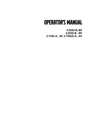 Volvo Penta 5.0OSi-B Operator's Manual