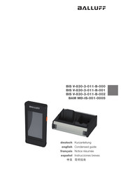 Balluff BIS V-830-3-011-B-000 Condensed Manual