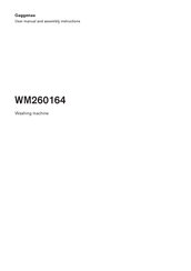 Gaggenau WM260164 User Manual