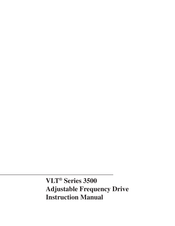 Danfoss VLT 3522 Instruction Manual