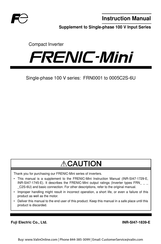 Fuji Electric FRENIC-Mini FRN0003C2S-6U Instruction Manual