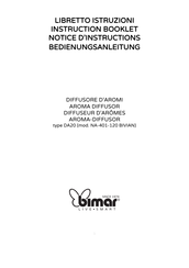 Bimar NA-401-120 BIVIAN Instruction Booklet