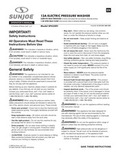 SNOWJOE SUNJOE SPX3501 Operator's Manual