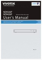 Delta VIVOTEK ND9426P User Manual