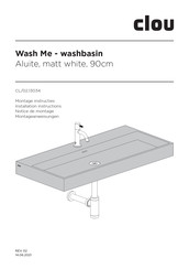 Clou Wash Me CL/02.13034 Installation Instructions Manual