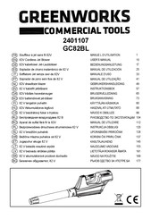 GreenWorks GC82BL User Manual