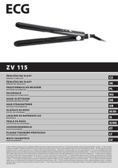 ECG ZV 115 Instruction Manual