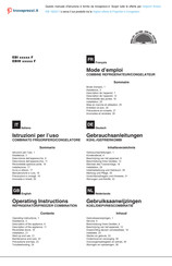 Hotpoint Ariston EBI F Series Operating Instructions Manual