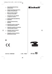 EINHELL 44.605.60 Original Operating Instructions