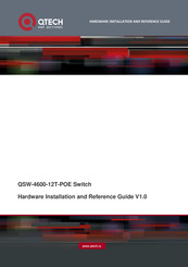 QTech QSW-4600-12T-POE Hardware  Installation And Reference Manual