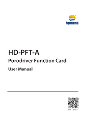 hpmont HD-PFT-A User Manual