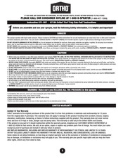 ORTHO Pro Poly Bak-Pak 67184 Instructions Manual