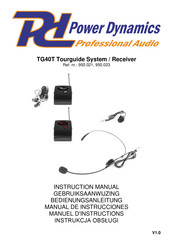 Power Dynamics TG40R Instruction Manual