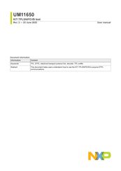 NXP Semiconductors UM11650 User Manual