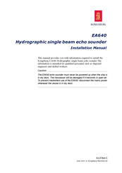 Kongsberg EA640 Installation Manual