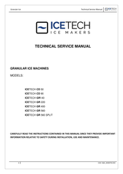 IceTech DIAMOND 50 Service Manual