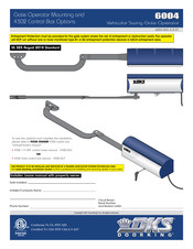 DoorKing 4302-010 Mounting Instructions