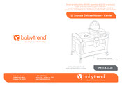 Baby Trend Lil Snooze Deluxe Nursery Center Instruction Manual