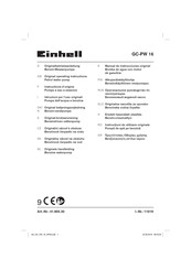 EINHELL GC-PW 16 Original Operating Instructions