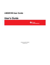 Texas Instruments LM26EVM User Manual
