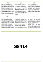 Solid S8414 Assembly Instructions Manual