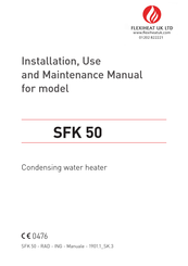 Flexiheat SFK 50 Instructions For Installation, Use And Maintenance Manual