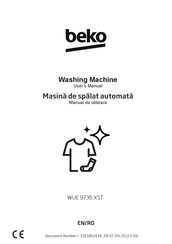 Beko WUE 9736 XST User Manual
