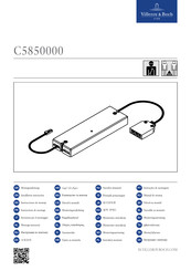 Villeroy & Boch C5850000 Installation Instruction