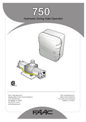 FAAC 750 Standard User Manual