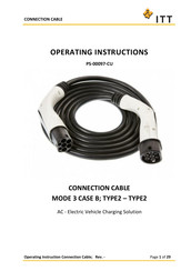 ITT PS-00097-CU Operating Instructions Manual